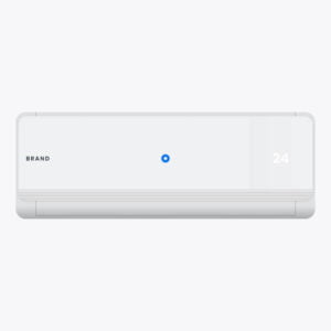 BTU 115V Window-Mounted Air Conditioner with Remote Control White